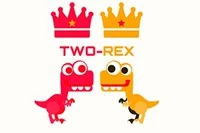 Farebná hra s T-Rexom s možnosťou hry pre dvoch hráčov