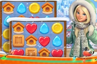 Vega Mix: Fairy Town je match-3 hra so zimným príbehom.