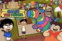 Victor a Valentino radi búchajú pinaty a zbierajú cukríky