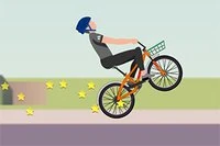 Dosiahneš všetky cieľové pásky vo Wheelie Biker?