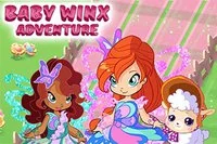 Pokús sa dostať čo najďalej v dobrodružstve Baby Winx Club