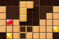 Drevený hlavolam na sudoku mriežke