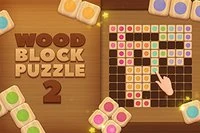 Nájdi miesta pre všetky dieliky v hre Wood Block Puzzle 2