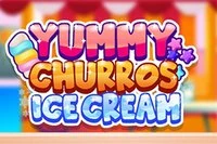 Yummy Churros Ice Cream chutná zmrzlinová hra na prípravu a jedenie