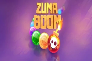 Farebné gule a bomba s nápisom na fialovom pozadí